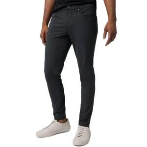 LULULEMON ABC Pant Slim-Fit Warpstreme 32" Inseam Obsidian Grey Stretch Men's 30